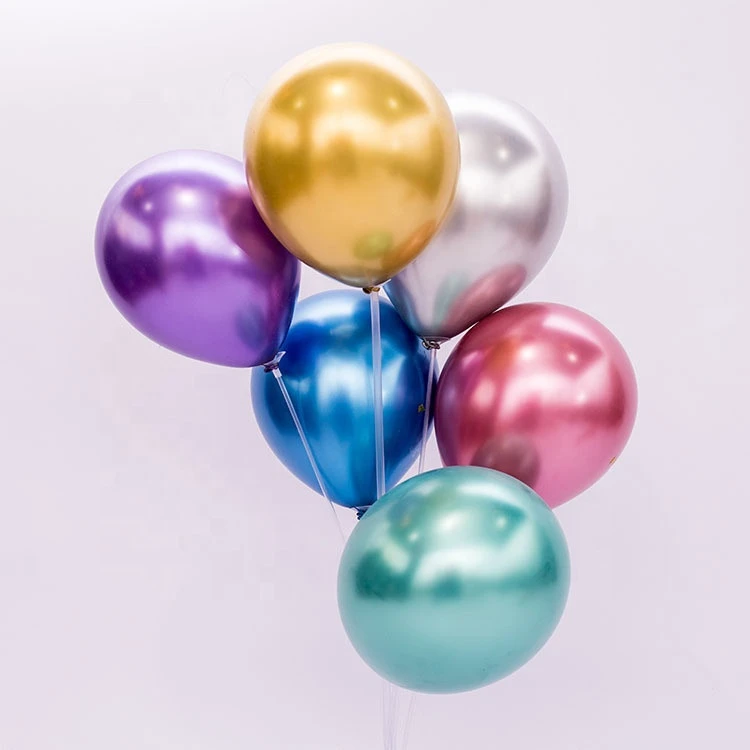 party supplier Party&amp;wedding high quality Metal balloon colorful peal metallic latex balloons decoration Chrome balloons