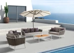 Patio Outdoor rope woven sofa Garden furniture set