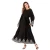 Import PE6071 Muslim Dubai Abaya Dress for Women Black Lace Plus Size Dresses Skirts Elegant Hijab Turkish Islamic Clothing Wholesale from China