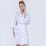 Personalized Girls Plain Bathrobe