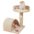 Import Pet Cat Product Scratcher Post Furniture Tall to Ceiling Multi-Level Cat Tower Wood Cat Tree from China