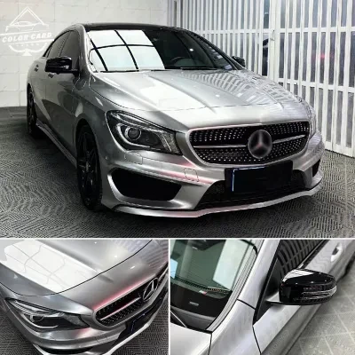 Pet Gt Sliver Vehicle Vinyl Wrap Film for Car Sticker Contact Me to Learn More Car Wrap Colors