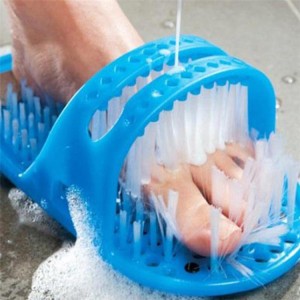Plastic Bath Shoes Remove Dead Skin Massage Slipper Foot Care Tools Scrubber With Brush Bath Spa Shower Shoe Brush
