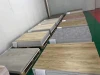 plastic interlocking  room used floor tile wood looking spc flooring