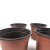 Import plastic seedling square plastic plant pots pe black nursery flower pot from China
