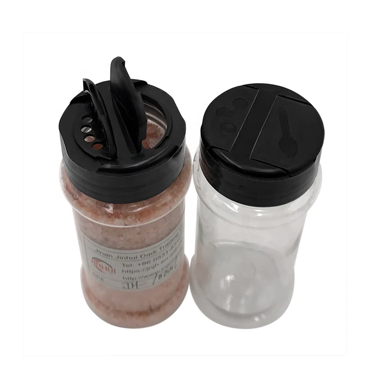 plastic spice bottle/Food Grade Seasonsing Plastic Shaker container jar