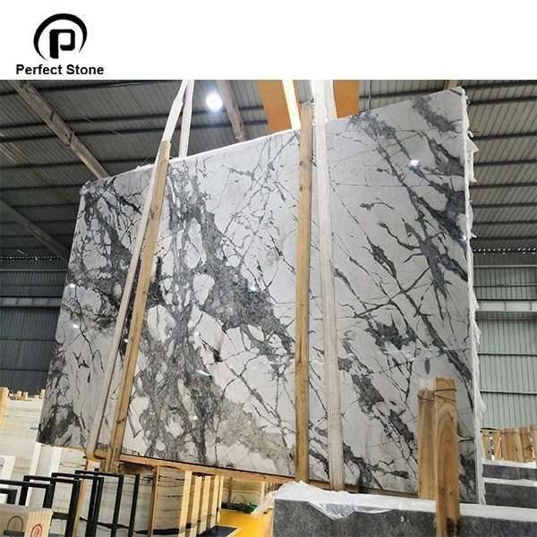 Polished marble tile 1.8cm marble slab