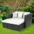 Import Poly rattan garden outdoor furniture multi funtion bar set and day bed from Vietnam