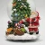 Import Polyresin wind up Santa water ball Christmas tree snow globe resin craft souvenir with music box from China