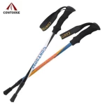 popular carbon fiber folding walking telescopic stick cane handle
