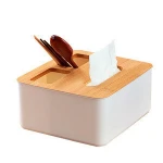 Popular Wholesale Festival Items Bamboo Tissue Box Container Tissue Box Cheaper Price
