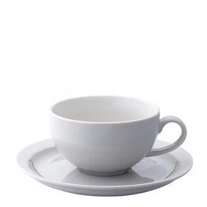 Porcelain coffee kcups with saucer in high class for coffee shop