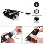 Portable Adjustable Stand Cell Phone Student 30W Pixels Electron Usb Digital Stereo Smartphone Microscope