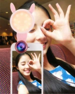 Portable Flash Led Camera phone Selfie ring light video Night Enhancing light for Selfie Lamp