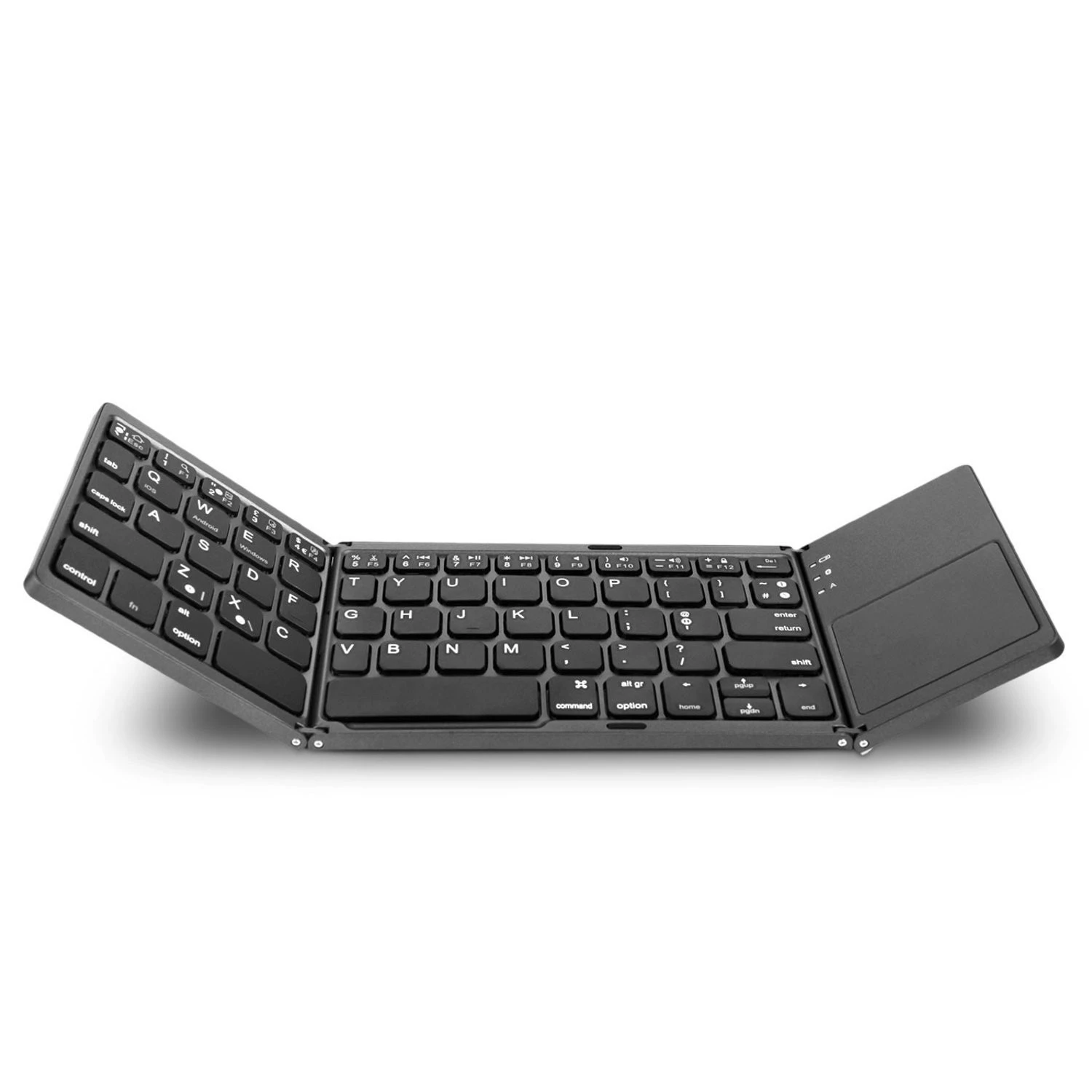 Portable Folding Wireless Bluetooth Keyboard EC Technology With Touchpad For ipad Tablet Smartphone Computer