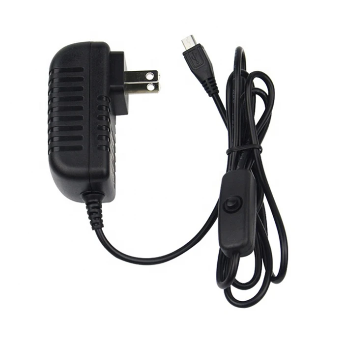 Power Supply 5V 2.5A 3A Micro USB Raspberry PI 3 100-240V Input Power Adapter 5V 2500mA Adaptor