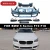Import PP plastic Car Front Bumper Rear Bumper Side Skirts  Car Body Kit For BMW 5 Series F10 F18 Conversion 2012-2017 from China