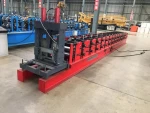 Prefab house steel structure frame c purlin roll forming machine