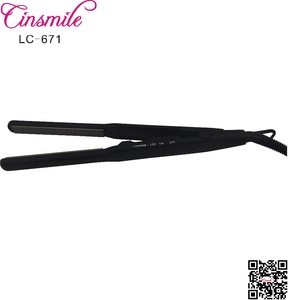 private label 450 degrees korean hair straightener MCH narrow 0.5 inch plate ceramic flat iron with swivel power cord