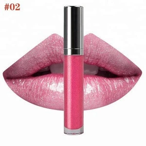 Professional Brand Lip Make Up Prom Lip Gloss Moisturizer Shimmer Nude Lipstick Liquid