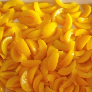Professional supplier wholesale fruit product yellow peach half canned