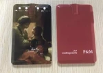 Promotion gift credit card shape easy carrying mp3 mp4 players