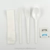 PS Plastic Tableware White Eco-friendly Cutlery