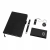 pu leather  notebook , 4G USB, 5000 mah power bank corporate promotion gift set items