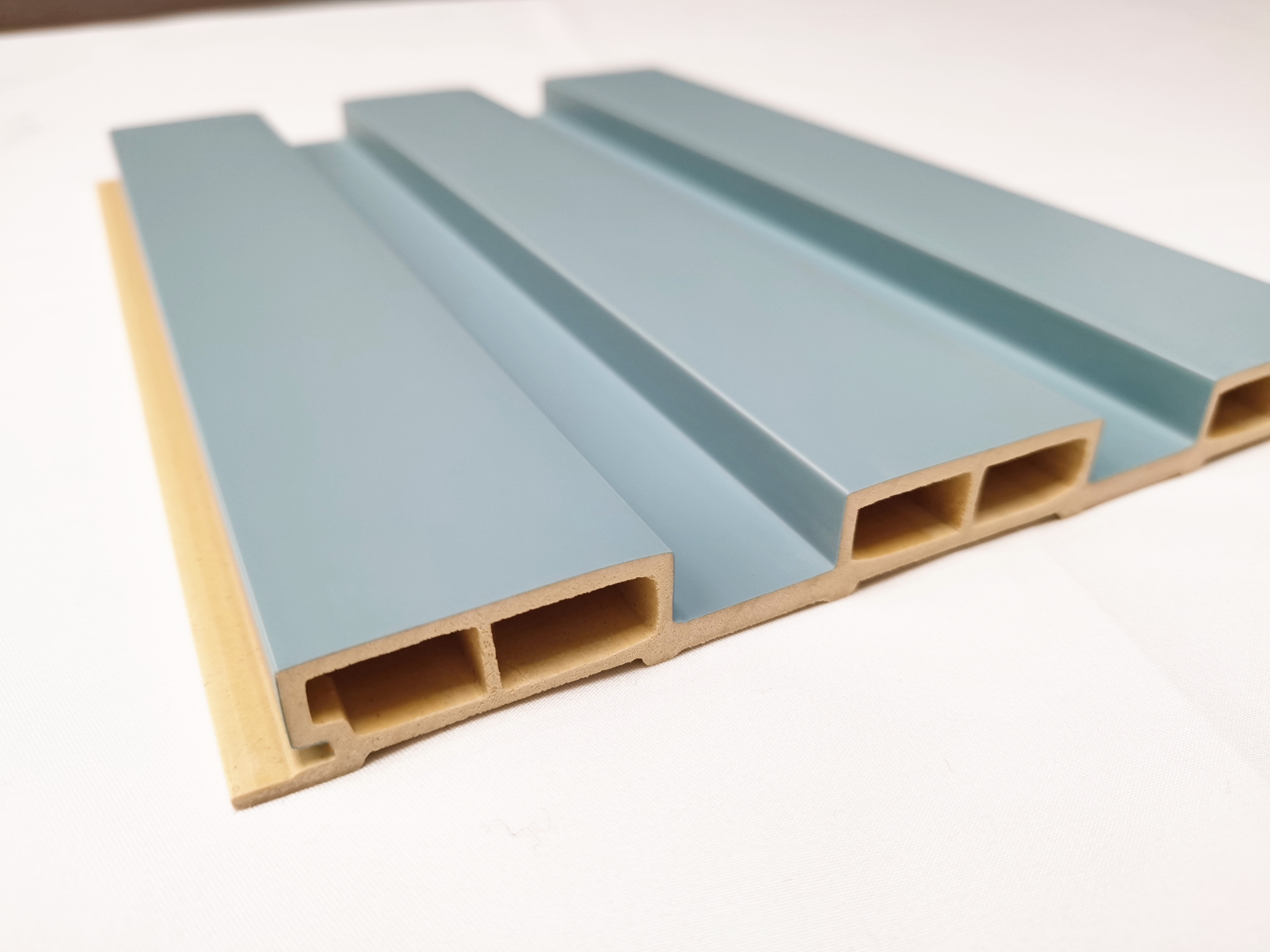 Buy Pure Blue Color Interior Pvc Decoration Wall Paneling Wpc 3d Great ...
