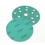 Purple abrasive sanding disc sandpaper like 3M product