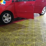 PVC Interlocking Plastic Garage Floor Tile/Interlocking Garage Flooring/Workshop Warehouse Gym Floor Tile Mat