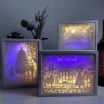 PVC Paper Rectangle Advertising Shadow Light Box