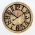 Import Qingfeng New Fashion Home Decorative Wood Craft Wall Clock With 3D Numbers from China