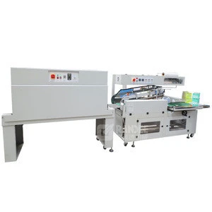 QL5545 + BS-D4520 POF film shrink wrapping machine for low price