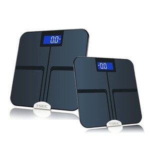 Quality Household 180KG/400LB LED Display ITO glass Body Weight Smart Bluetooth Body Fat Scale