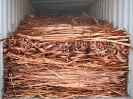 Quality of copper wire scrap 99.99% for sale