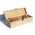 Import Raw wood one bottle packaging custom made cheap wooden wine boxes from China