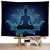 Import Ready To Ship Home Decor Mandala Grey Peacock Tapestries Indian Wall Hanging Tapestry from China