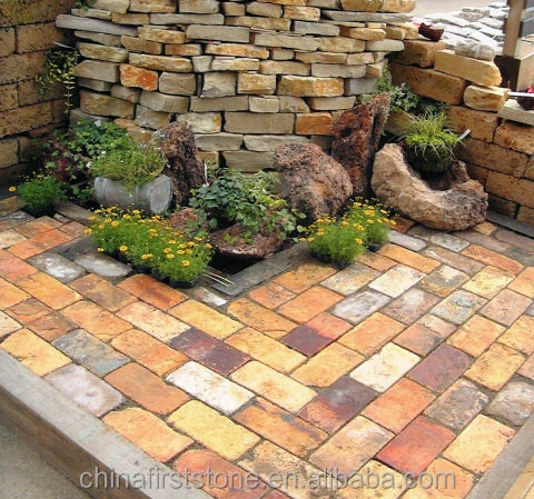 Real Old Used Garden Fire Brick Prices , Cheap Red Clay Porous Pavement