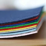 Recycled cotton yarn/100% polyester felt needle punched nonwoven fabric for auto upholstery