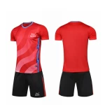 Recycled Polyester fabric Soccer Team shirt Football Jersey Uniform sports training sets