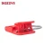 Import Red Plastic Handle Lockout Hasp for Overhaul of Industrial Equipment from China