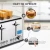Import Redmond ST030 LED Dual Panel Electric Breakfast Sandwich Bread 4 Slice Bread Toaster from China