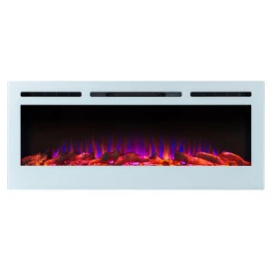 Regal Flame Fusion 50" Log Built-in Ventless Recessed Wall Mounted Electric Fireplace