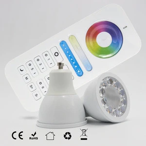 remote control 16million color rgb mr16 e27 gu10 gu5.3 3w led wifi light bulb adapter, rgb+cct led spotlight gu10 smart lights