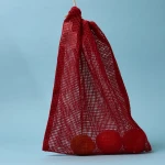 Reusable Grocery Cotton Mesh Produce Bags 100% Cotton Vegetable/Fruit Storage Bags Black eco bag