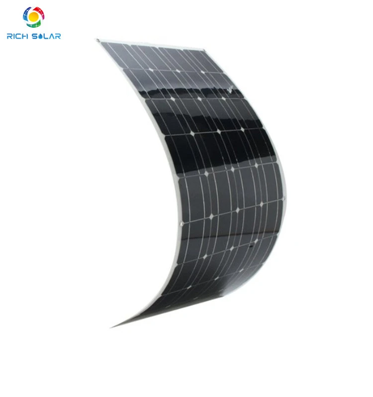 Rich High Quality 100w Flexible Solar Panel Low Weight Semi Solar Panel 120w 18v Flexible Solar Panel
