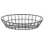 Import Round Metal Wire Fruit Basket with Handle Decorative Storage Display Basket Fruit Bowl Kitchen Countertop Food Storage from China