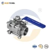 [Ruoteng] 3PC ANSI Pn40 316 304 CF8m CF3m Wcb Stainless Steel 1/4"-4" Female Thread NPT G PT Ball Valve