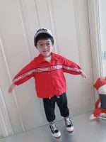 S63446B Hooded Boys Jackets Sport Coats For Baby Boys Outerwears 1-8Y Children's Jackets Autumn Outdoor Windbreak